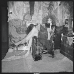 Publicity photograph of Candy Darling during production of "A Vanity Happening! or Give My Regards to Broadway," Playwrights Workshop