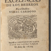 Las excelencias de los Hebreos, por Yshac Cardoso