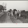 Negroes returning home after cotton picking, Sunflower Plantation, FSA (Farm Security Administration) project, Merigold, Mississippi