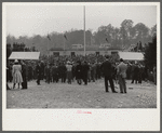 Spectators at Duke University-North Carolina footabll game. Durham, North Carolina