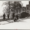 Students during change of classes, University of North Carolina, Chapel Hill, North Carolina