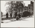 Students during change of classes, University of North Carolina, Chapel Hill, North Carolina