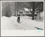 On many farms in Woodstock, Vermont, water had to be hauled for two months as all other sources of water supply were frozen