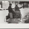 Mr. G.W. Clarke, who is seventy-one years old and has always lived in Vermont brings his butter to town on Saturday to sell to his customers in Woodstock, Vermont