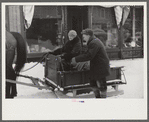 Mr. G.W. Clarke coming to town to sell butter on Saturday. Woodstock, Vermont. He is seventy-one years old and has always been a resident of Vermont