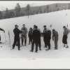 Local schoolchildren of North Conway, New Hampshire, have ski races on Saturdays on Cranmore Mountain