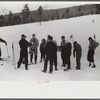 Local schoolchildren of North Conway, New Hampshire, have ski races on Saturdays on Cranmore Mountain
