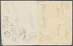 Z (list of caricatures with sketches)