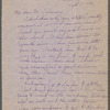 Miscellaneous letters to Arthur Schomburg--Personal
