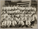 Herman Ridder Junior High School class photograph featuring Regina Resnik (second row from top, far left)