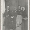 Yeichi Nimura, Virginia Lee, and Lisan Kay at a train station in Lodz, Poland