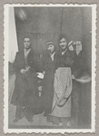 Yeichi Nimura, Virginia Lee, and Lisan Kay at a train station in Lodz, Poland