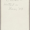 Yeichi Nimura in a hotel in Reval, Lithuania