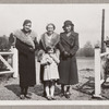 Lisan Kay (left) and Virginia Lee (right) in the country outside Paris