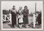 Lisan Kay (left) and Virginia Lee (right) in the country outside Paris