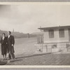 Yeichi Nimura and Lisan Kay on the bank of the Danube River