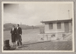 Yeichi Nimura and Lisan Kay on the bank of the Danube River