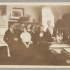 Annie Fischer (in white shirt), Lisan Kay, and Ernst von Dohnányi (seated, right) with Dohnányi's family and colleagues at Dohnányi's home