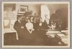 Annie Fischer (in white shirt), Lisan Kay, and Ernst von Dohnányi (seated, right) with Dohnányi's family and colleagues at Dohnányi's home