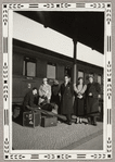 Pianist Nadia von Bidermann, Virginia Lee, Yeichi Nimura, Lisan Kay, and impresario Bouré in Cottbus, Germany