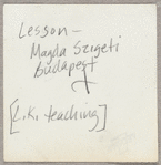 Lisan Kay teaching at Magda Szigeti's in Budapest