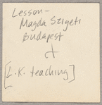 Lisan Kay teaching at Magda Szigeti's in Budapest