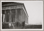 Hubert Carlin, Virginia Lee, and Lisan Kay at the Temple of Theses in Athens