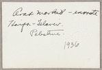 Hubert Carlin, Virginia Lee, and Lisan Kay in Palestine