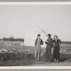 Lisan Kay, Yeichi Nimura, and Virginia Lee at the Tomb of Benjamin