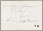 Yeichi Nimura at Lydda Junction, Palestine