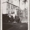 Yeichi Nimura (right) with Japanese consul and his wife in Cairo