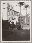 Yeichi Nimura (right) with Japanese consul and his wife in Cairo