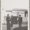 Yeichi Nimura (right) with Japanese consul and his wife in Cairo
