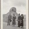Hubert Carlin, Lisan Kay, Yeichi Nimura, and Virginia Lee at the Sphinx in Cairo