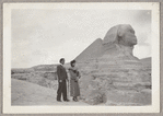 Yeichi Nimura and Lisan Kay at the Sphinx in Cairo