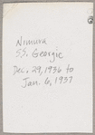 Yeichi Nimura on the SS Georgic