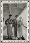 Lisan Kay, Yeichi Nimura, and Dora P. Young on the S.S. Cuba en route to Havana