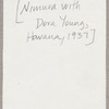 Dora P. Young and Yeichi Nimura in Havana