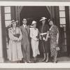 Virginia Lee, Yeichi Nimura, Dora P. Young, Madame Sanchez, and Madame Chibos at the Yacht Club in Havana