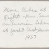 Virginia Lee, Dora P. Young, Madame Sanchez, Lisan Kay, and Madame Chibos at the Yacht Club in Havana