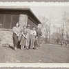 Virginia Lee (left) and members of her family in Muncie, Indiana