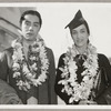 Yeichi Nimura and Lisan Kay arriving in Honolulu
