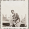 Yeichi Nimura and his cat