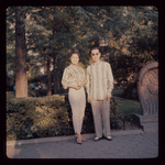 Yeichi Nimura and K. Tanaka in Central Park
