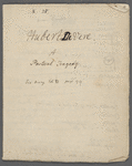 Hubert de Vere. Later holograph draft