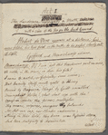 Hubert de Vere. Later holograph draft