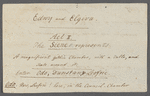 Edwy and Elgiva. Holograph