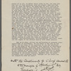 "Draft of Talk"