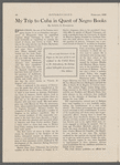 "My Trip to Cuba in Quest of Negro Books"