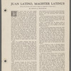 "Juan Latino, Magister Latinus"